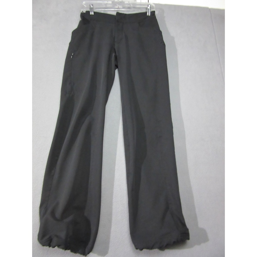 Mountain Hardwear Pants Womens 4 Black Stretch Cargo Drawstring Hiking Outdoor